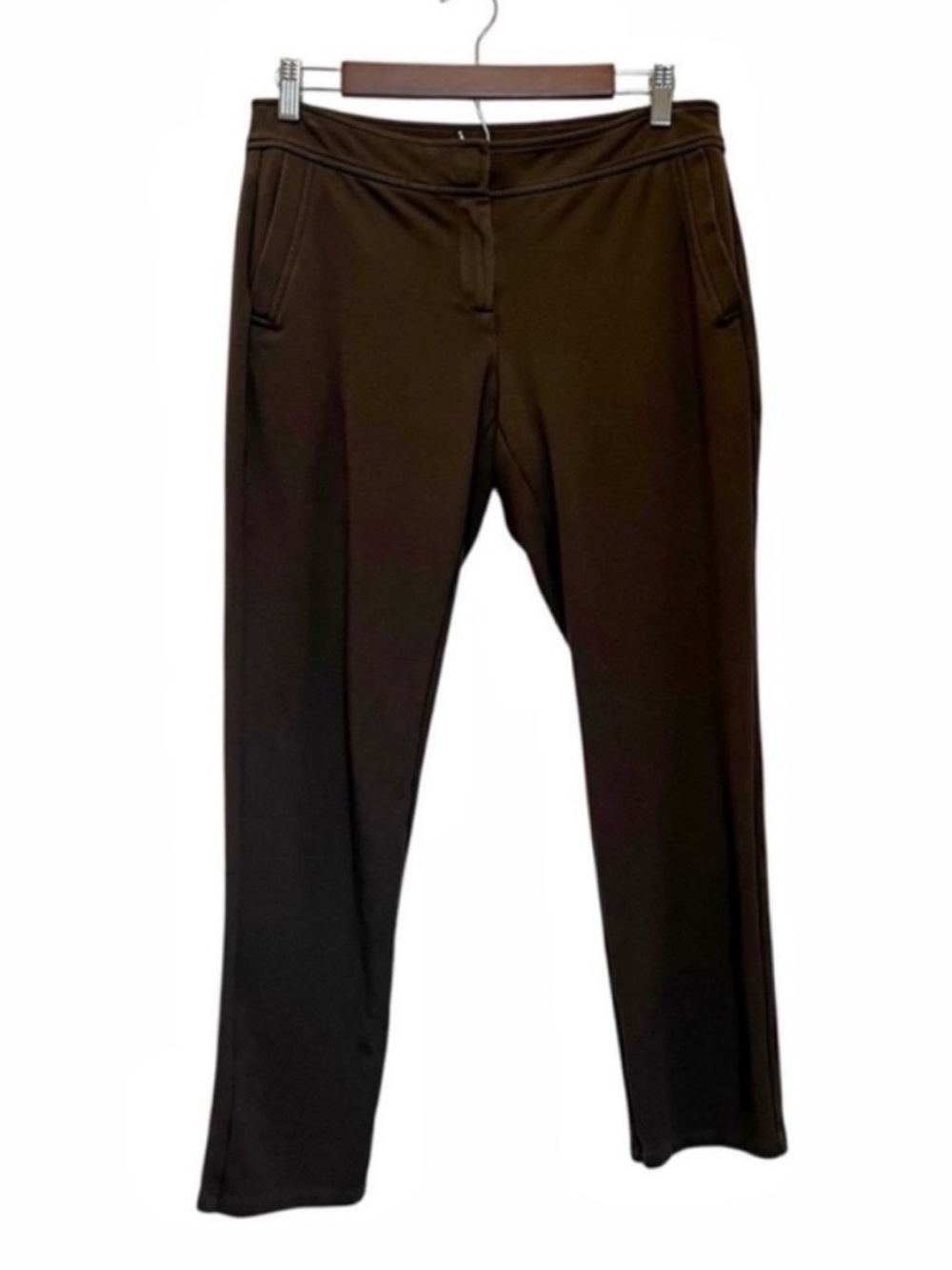 Eileen Fisher Petite Pants Slacks Brown Size Small Petite Stretchy Casual
